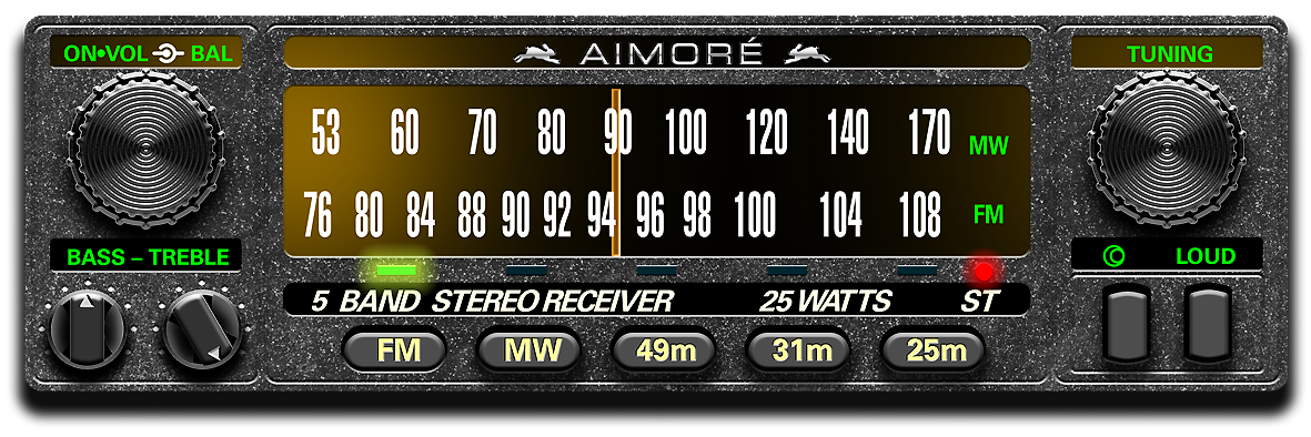 Automobile old radio am fm