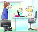 Bear and secretary